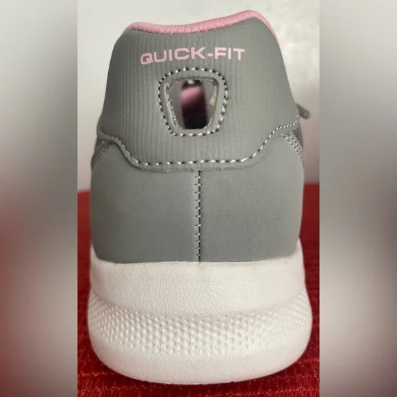 Skechers Women's Gray and Pink Sneakers - Picture 5 of 16